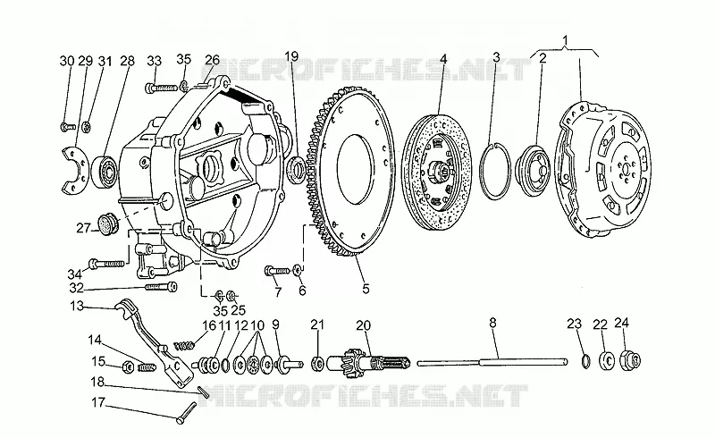 Embrayage MOTO GUZZI MOTO-GUZZI-MOTORCYCLES 750 750-X 1994  X Polizia/PA 1A Serie