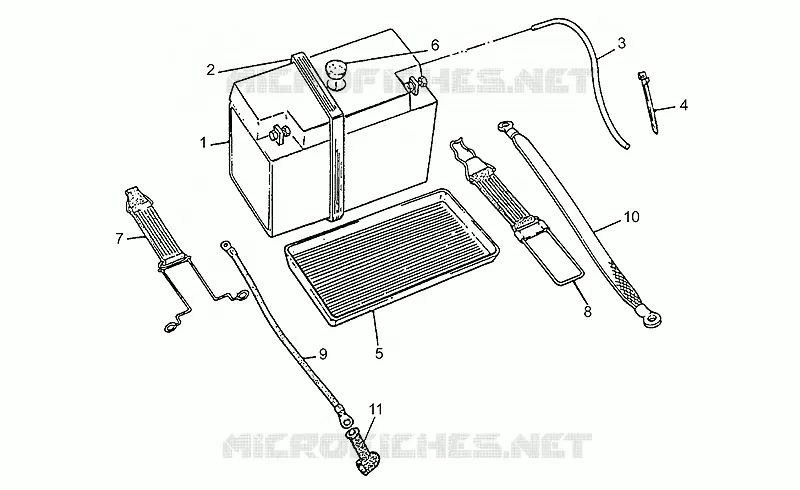 Batterie MOTO GUZZI MOTO-GUZZI-MOTORCYCLES 850 850-T5 1996  T5 Polizia/CC/PA/NC