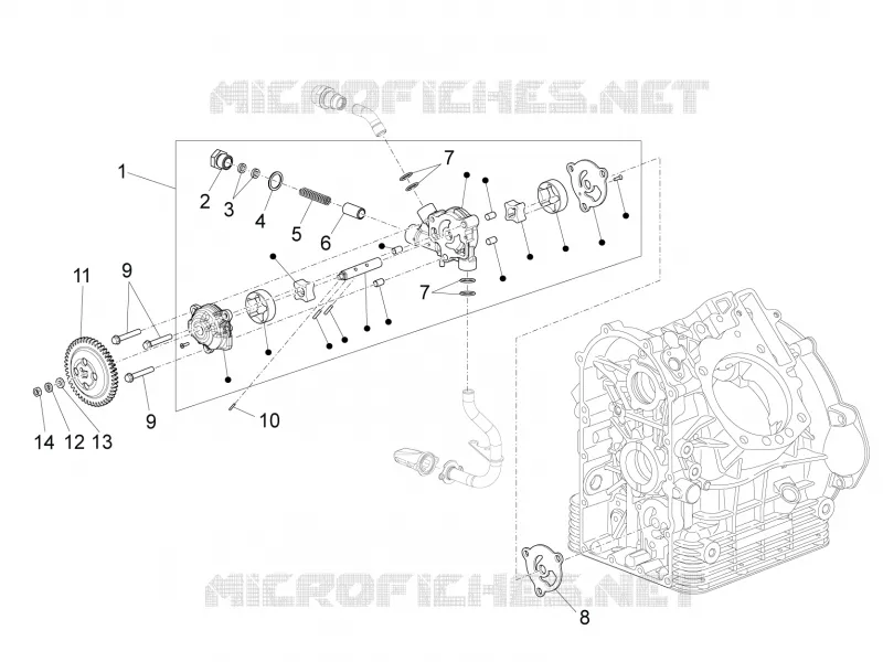Pompe huile MOTO GUZZI MOTO-GUZZI-MOTORCYCLES 1400 AUDACE 2016  Audace