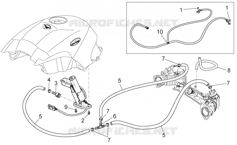 Alimentation MOTO GUZZI MOTO-GUZZI-MOTORCYCLES 1100 BREVA 2006  Breva V IE
