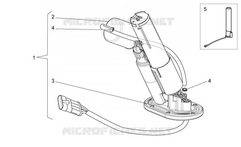Pompe ess. interne MOTO GUZZI MOTO-GUZZI-MOTORCYCLES 850 BREVA 2007  Breva V IE