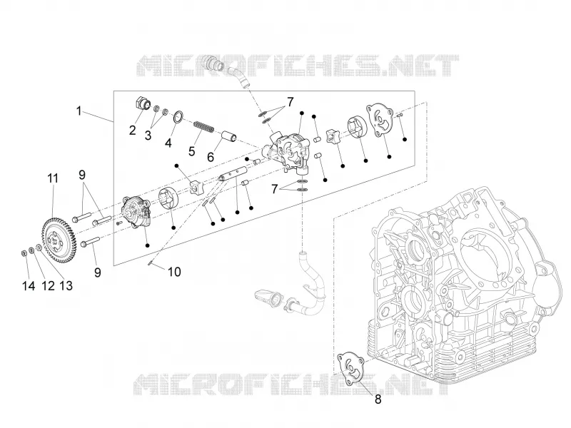 Pompe huile MOTO GUZZI MOTO-GUZZI-MOTORCYCLES 1400 CALIFORNIA 2012  California Custom ABS