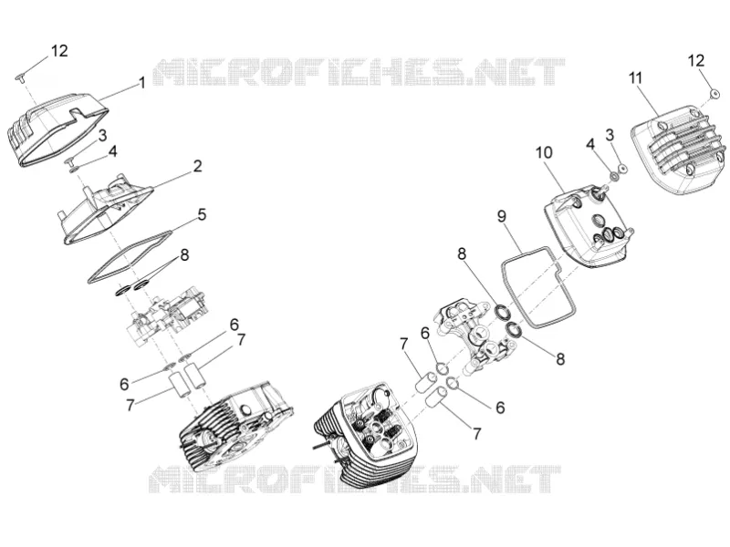 Couvre-culasse MOTO GUZZI MOTO-GUZZI-MOTORCYCLES 1400 CALIFORNIA 2013  California Touring ABS