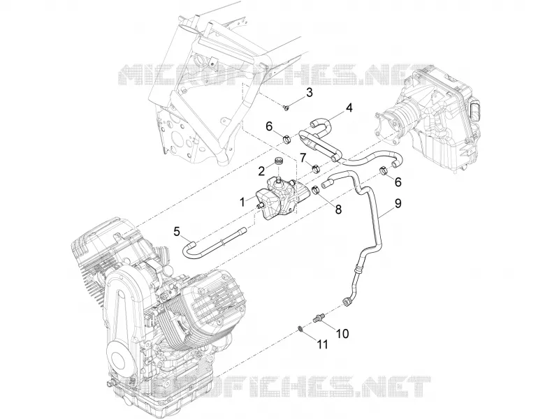 Installation Blow-by MOTO GUZZI MOTO-GUZZI-MOTORCYCLES 1400 CALIFORNIA 2012  California Touring ABS