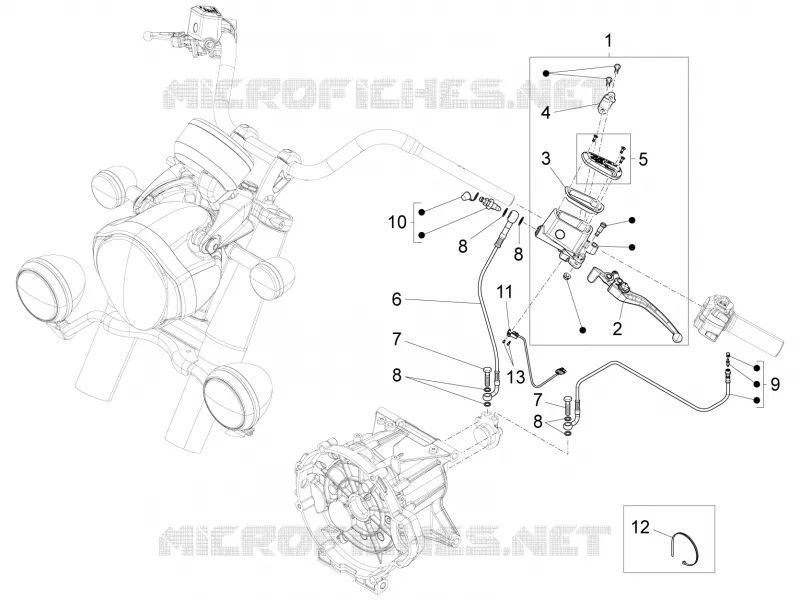Commande embrayage MOTO GUZZI MOTO-GUZZI-MOTORCYCLES 1400 CALIFORNIA 2017  California Touring E4