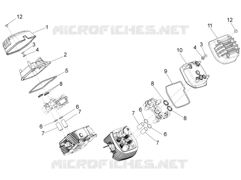 Couvre-culasse MOTO GUZZI MOTO-GUZZI-MOTORCYCLES 1400 CALIFORNIA 2015  California Touring SE ABS