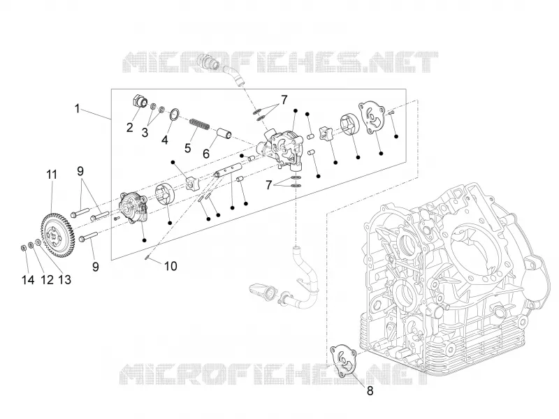 Pompe huile MOTO GUZZI MOTO-GUZZI-MOTORCYCLES 1400 CALIFORNIA 2016  California Touring SE ABS