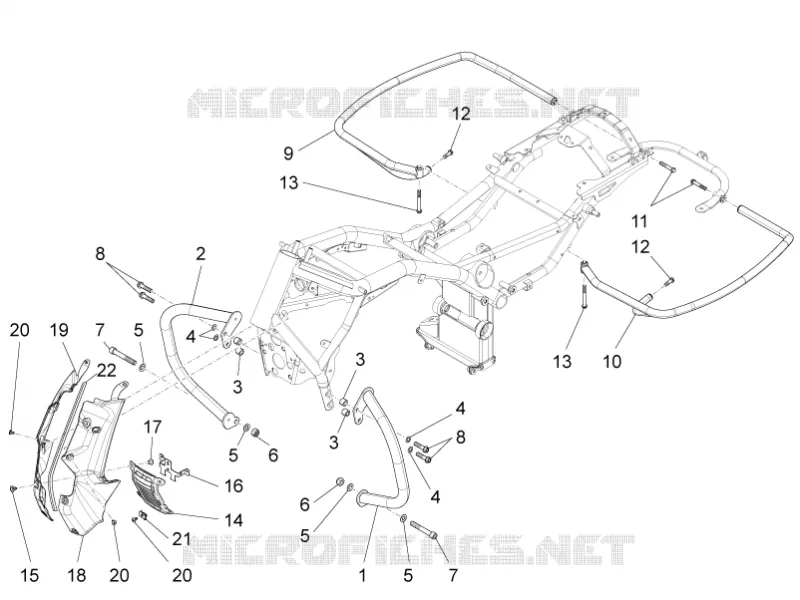 Protection MOTO GUZZI MOTO-GUZZI-MOTORCYCLES 1400 CALIFORNIA 2016  California Touring SE ABS