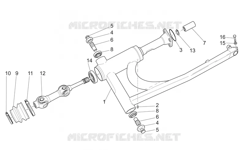 Transmission cpl. I MOTO GUZZI MOTO-GUZZI-MOTORCYCLES 1100 CALIFORNIA 2003  California Aluminium - Titanium PI