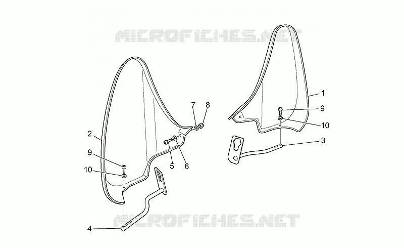 Protection MOTO GUZZI MOTO-GUZZI-MOTORCYCLES 1100 CALIFORNIA 2001  California EV Touring/80