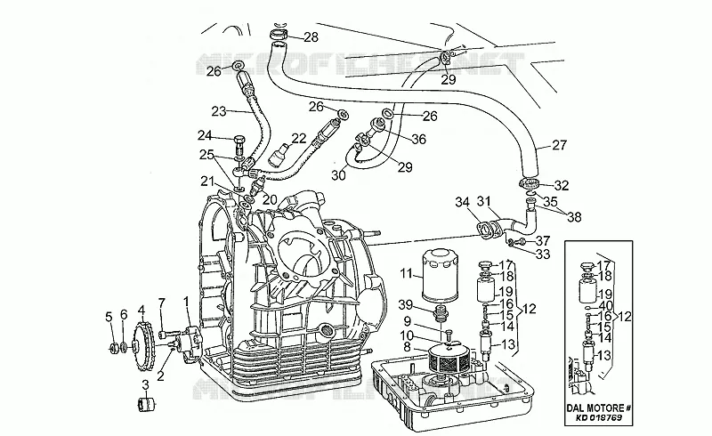 Pompe huile MOTO GUZZI MOTO-GUZZI-MOTORCYCLES 1100 CALIFORNIA 2000  California EV (V11 EV USA)