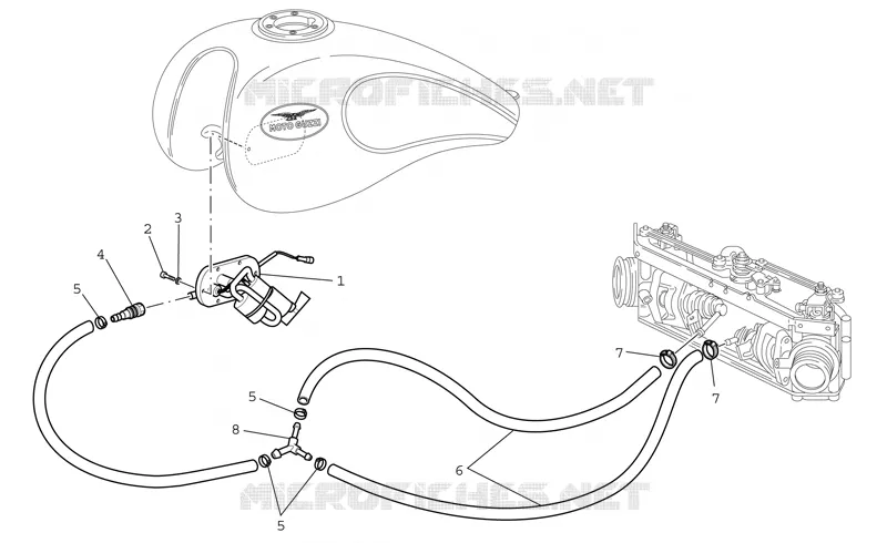 Alimentation MOTO GUZZI MOTO-GUZZI-MOTORCYCLES 1100 CALIFORNIA 2004  California EV PI