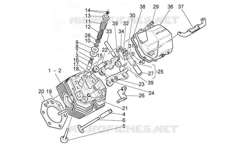 Culasses MOTO GUZZI MOTO-GUZZI-MOTORCYCLES 1100 CALIFORNIA 2005  California EV PI