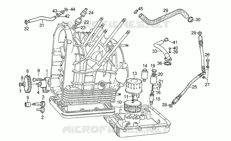 Pompe huile MOTO GUZZI MOTO-GUZZI-MOTORCYCLES 1000 CALIFORNIA 1986  California II