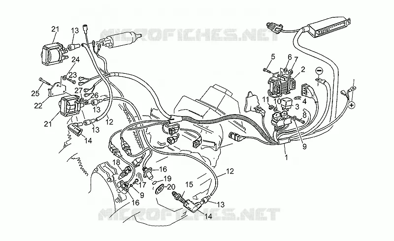 Allumage électronique MOTO GUZZI MOTO-GUZZI-MOTORCYCLES 1000 CALIFORNIA 1992  California III Iniezione