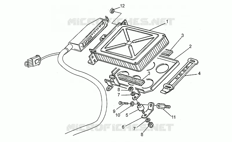 Centrale injection MOTO GUZZI MOTO-GUZZI-MOTORCYCLES 1000 CALIFORNIA 1992  California III Iniezione