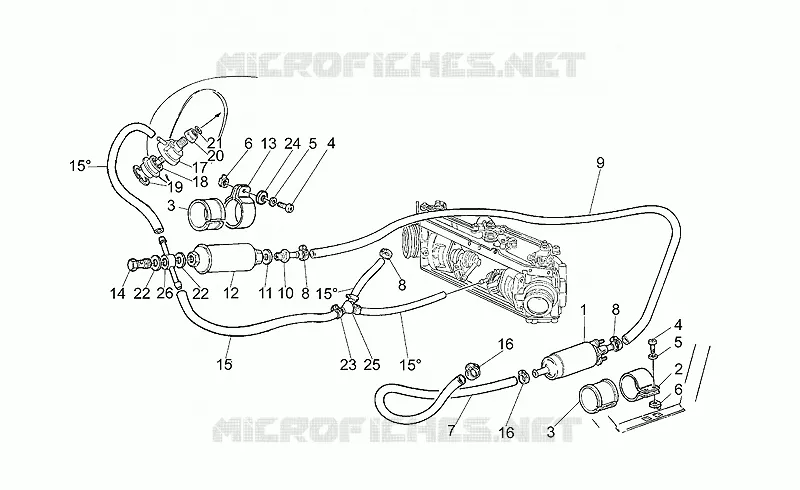 Alimentation (Carburateur9 MOTO GUZZI MOTO-GUZZI-MOTORCYCLES 1100 CALIFORNIA 2001  California Jackal