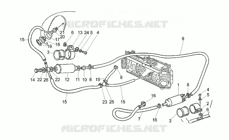 Alimentation MOTO GUZZI MOTO-GUZZI-MOTORCYCLES 1100 CALIFORNIA 2000  California Special