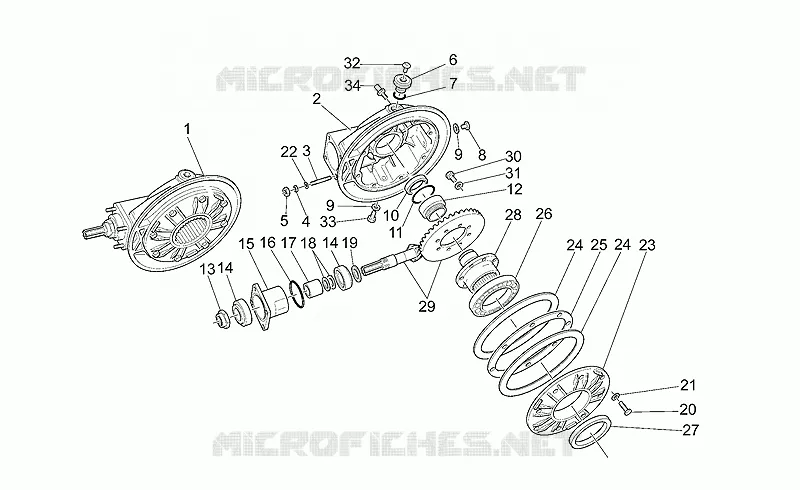 Transmission cpl. MOTO GUZZI MOTO-GUZZI-MOTORCYCLES 1100 CALIFORNIA 2001  California Stone