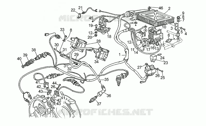 Centrale électronique MOTO GUZZI MOTO-GUZZI-MOTORCYCLES 1000 DAYTONA 1992  Daytona