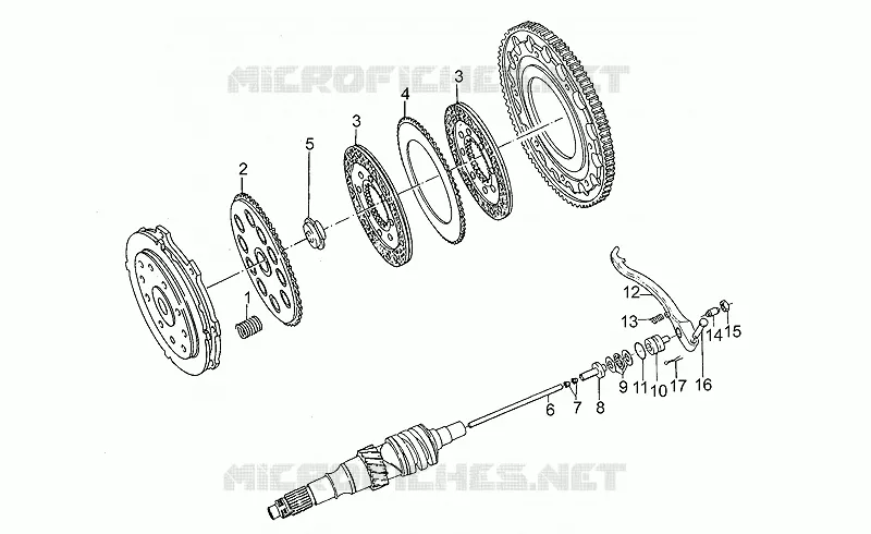 Embrayage MOTO GUZZI MOTO-GUZZI-MOTORCYCLES 1000 DAYTONA 1995  Daytona