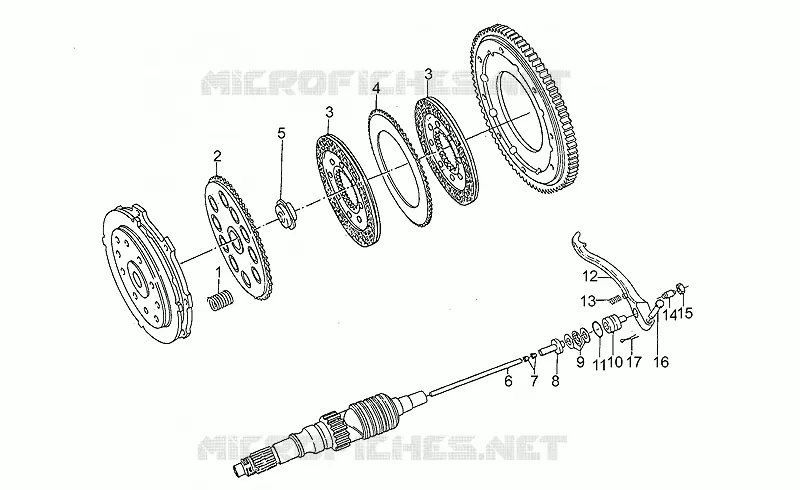 Embrayage MOTO GUZZI MOTO-GUZZI-MOTORCYCLES 1000 DAYTONA 1996  Daytona Racing