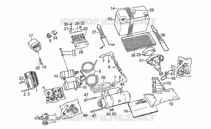 Batterie MOTO GUZZI MOTO-GUZZI-MOTORCYCLES 1000 LE-MANS 1991  Le Mans