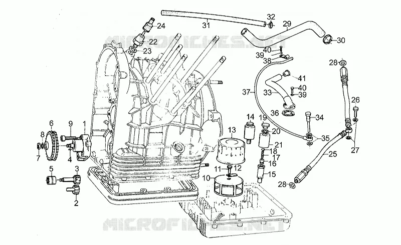 Pompe huile MOTO GUZZI MOTO-GUZZI-MOTORCYCLES 850 LE-MANS 1981  Le Mans III