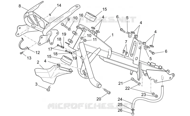 Chassis I MOTO GUZZI MOTO-GUZZI-MOTORCYCLES 1200 MGS-01 2007  MGS-01 Corsa