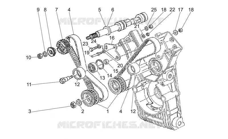 Distribution I MOTO GUZZI MOTO-GUZZI-MOTORCYCLES 1200 MGS-01 2005  MGS-01 Corsa