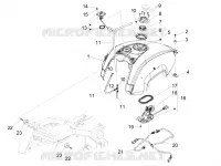 Réservoir essence Réservoir 1380 guzzi-laverda-scarabeo MGX-21 2016 27