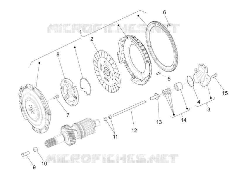 Embrayage MOTO GUZZI MOTO-GUZZI-MOTORCYCLES 1380 MGX-21 2016  MGX 21 FLYING FORTRESS