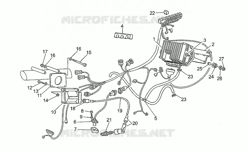 Allumage I MOTO GUZZI MOTO-GUZZI-MOTORCYCLES 350 NEVADA 1993  Nevada