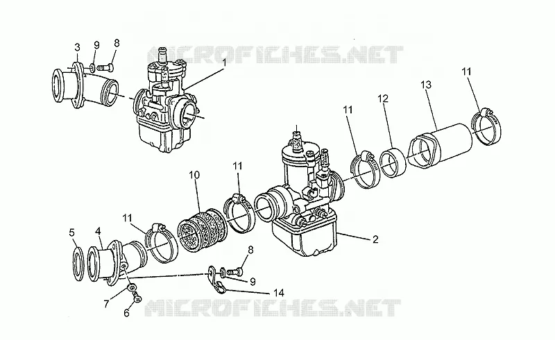 Alimentation MOTO GUZZI MOTO-GUZZI-MOTORCYCLES 750 NEVADA 1992  Nevada