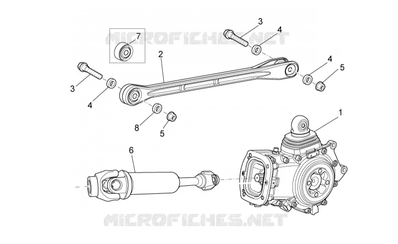Transmission cpl. MOTO GUZZI MOTO-GUZZI-MOTORCYCLES 1200 NORGE 2011  Norge IE 8V