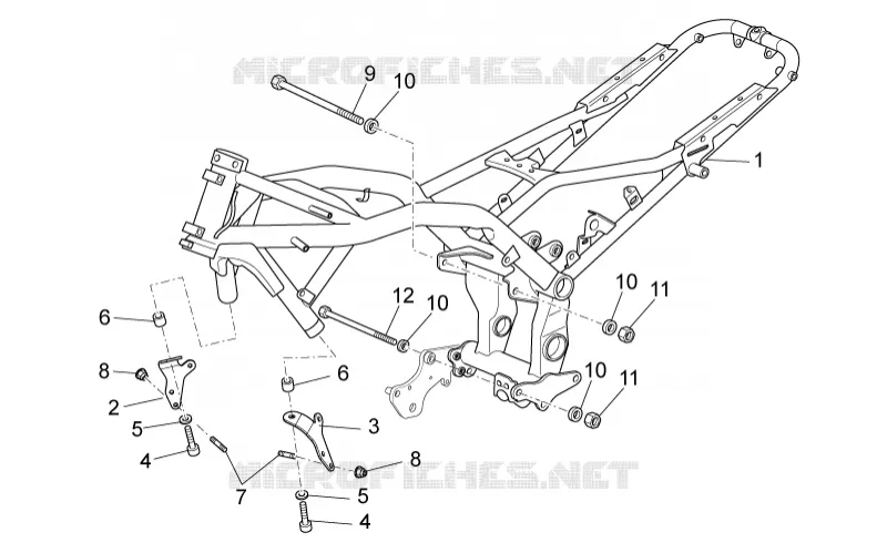 Chassis I MOTO GUZZI MOTO-GUZZI-MOTORCYCLES 1200 NORGE 2014  Norge IE 8V Polizia Stradale