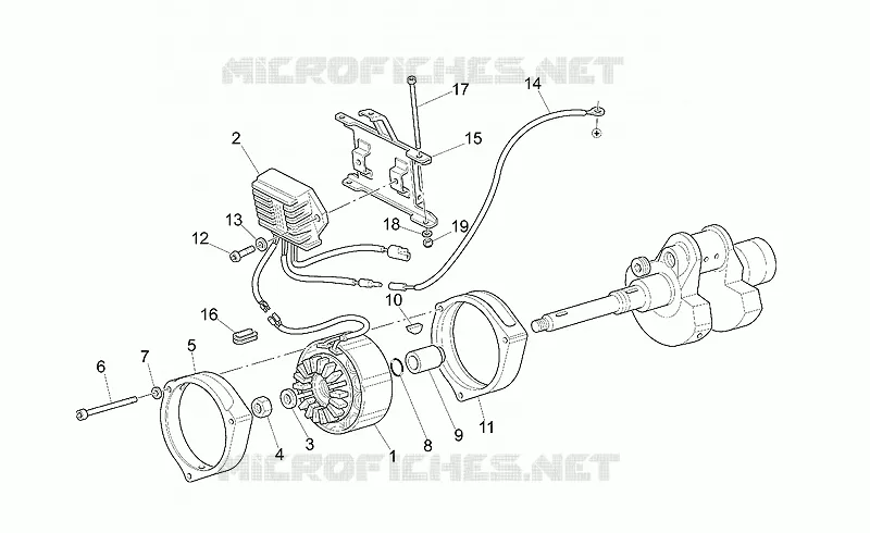 Alternateur - Régul. MOTO GUZZI MOTO-GUZZI-MOTORCYCLES 1100 QUOTA 1999  Quota ES
