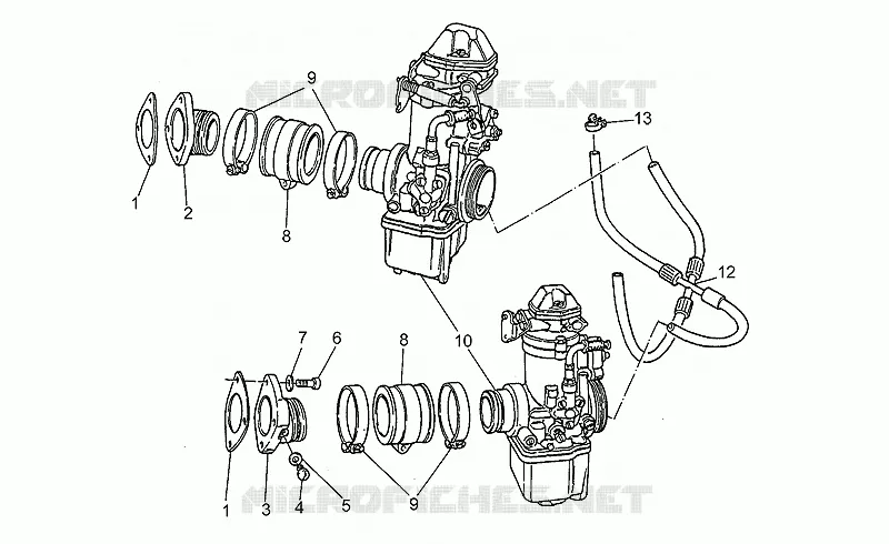 Alimentation MOTO GUZZI MOTO-GUZZI-MOTORCYCLES 1000 S 1991  S 1000