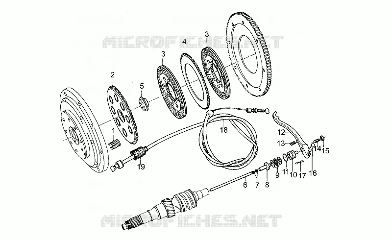 Embrayage MOTO GUZZI MOTO-GUZZI-MOTORCYCLES 1000 SP 1983  SP 1000