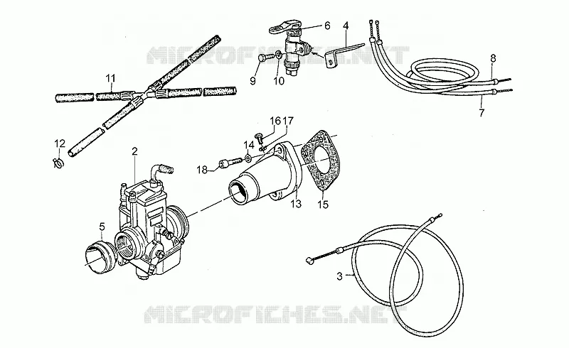 Carburateurs MOTO GUZZI MOTO-GUZZI-MOTORCYCLES 1000 SP 1988  SP II 1000