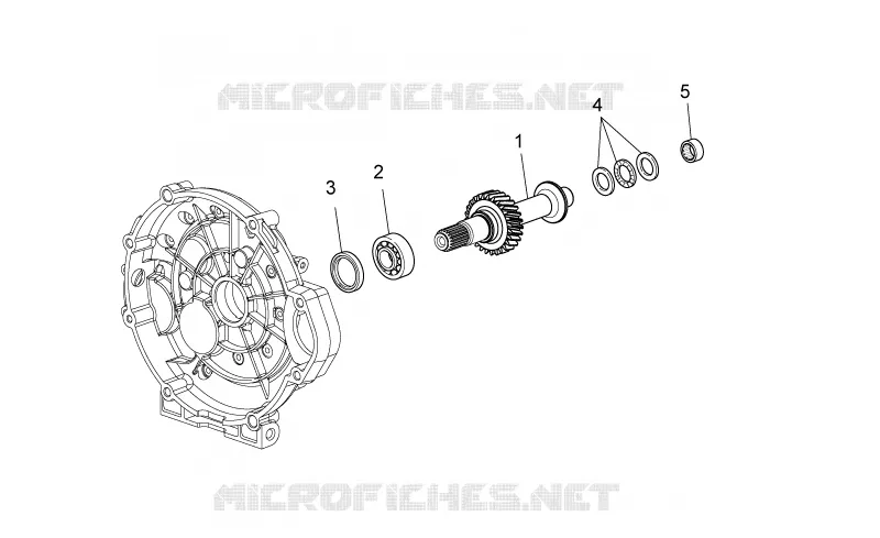 Arbre embrayage MOTO GUZZI MOTO-GUZZI-MOTORCYCLES 1200 STELVIO 2012  Stelvio 8V STD - NTX