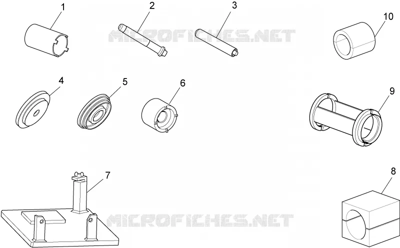 Specific tools II MOTO GUZZI MOTO-GUZZI-MOTORCYCLES 1200 STELVIO 2012  Stelvio 8V STD - NTX