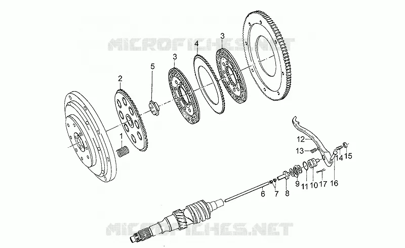 Embrayage MOTO GUZZI MOTO-GUZZI-MOTORCYCLES 1000 STRADA 1994  Strada