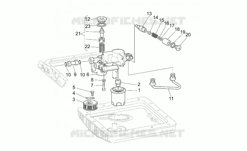Filtre à huile MOTO GUZZI MOTO-GUZZI-MOTORCYCLES 1100 V11 2001  V 11 Le Mans - Sport Naked