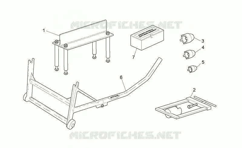 Specific tools I MOTO GUZZI MOTO-GUZZI-MOTORCYCLES 1100 V11 2001  V 11 Le Mans - Sport Naked