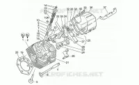 Culasse Moteur 1100 guzzi-laverda-scarabeo V11 2001 4