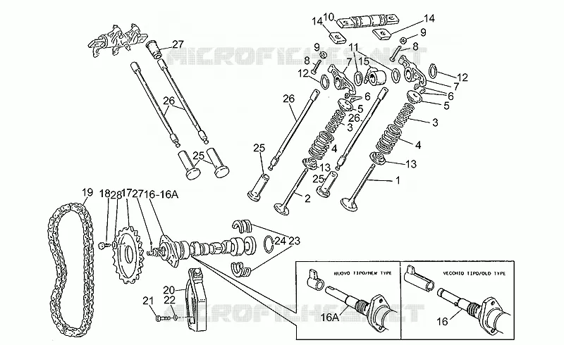 Distribution MOTO GUZZI MOTO-GUZZI-MOTORCYCLES 350 V35 1990  V 35 Carabinieri/PA