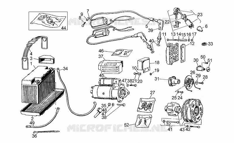 Allumage MOTO GUZZI MOTO-GUZZI-MOTORCYCLES 350 V35 1983  V 35 II