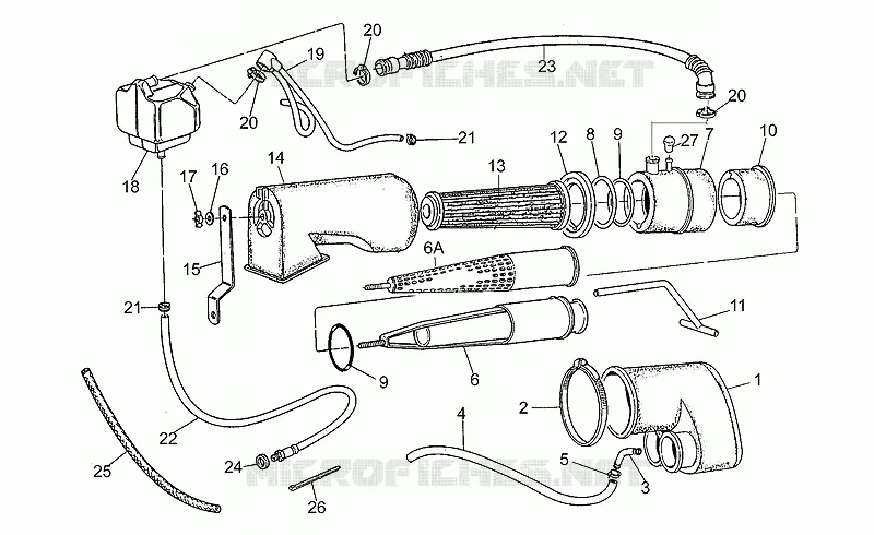 Filtre air MOTO GUZZI MOTO-GUZZI-MOTORCYCLES 500 V50 1995  V 50 PA