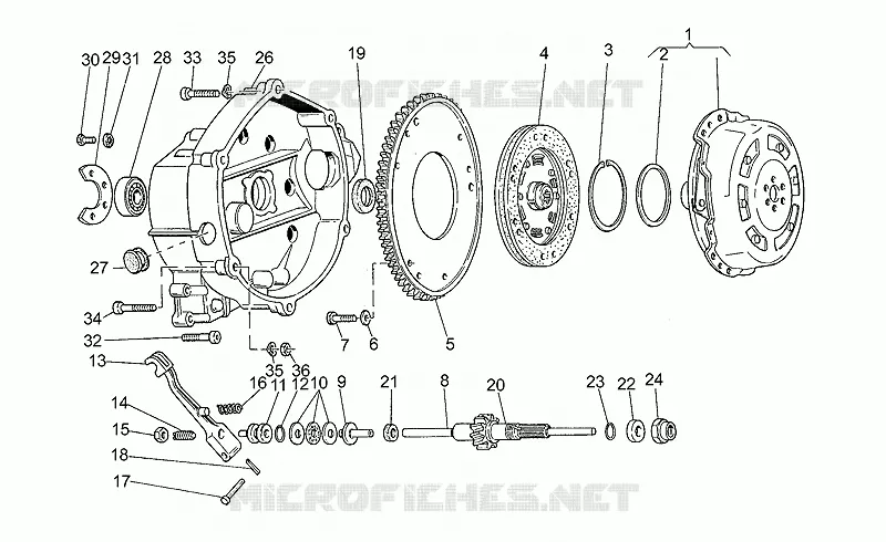 Embrayage MOTO GUZZI MOTO-GUZZI-MOTORCYCLES 650 V65 1982  V 65 Custom